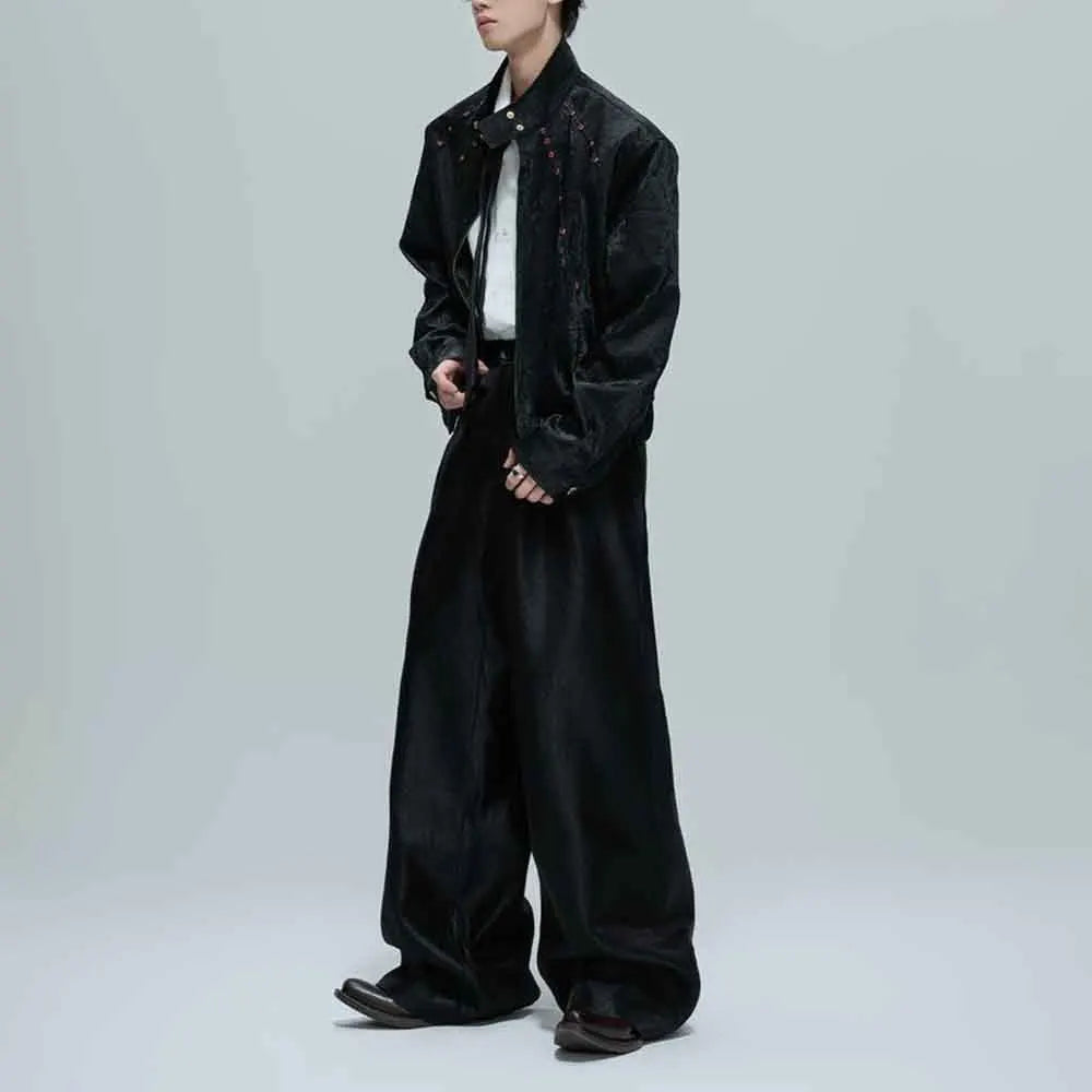 Python Texture Jewel Embellished Jacket