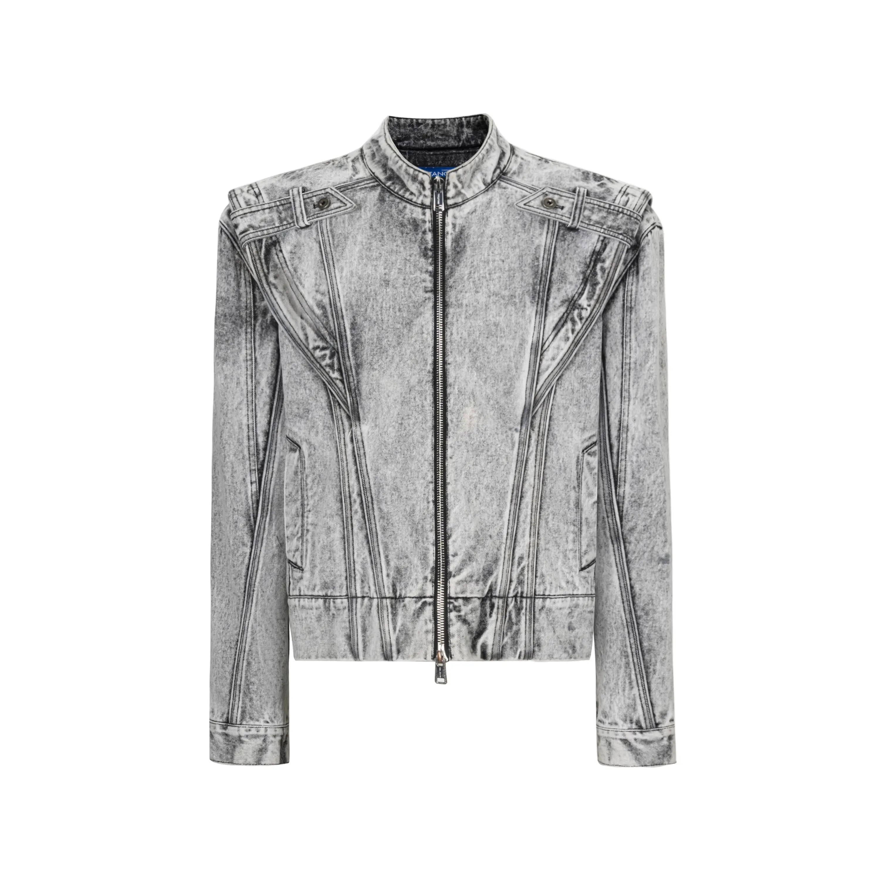 American Retro Denim Jacket Punk Streetwear