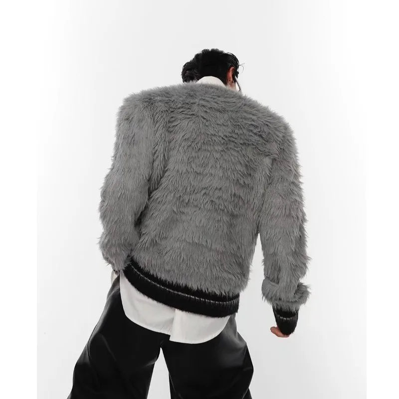 Hip Hop Metal Design Knit