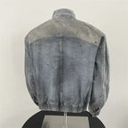 Distressed Dirty Denim Jacket