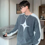 Zipper Hole Design Knitwear