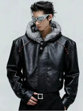 Hooded Leather Jackets