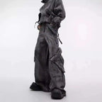 Wrinkled Slightly Flared Jeans