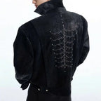 Leather Patchwork Jacket