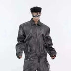 Wrinkled Slightly Flared Jeans