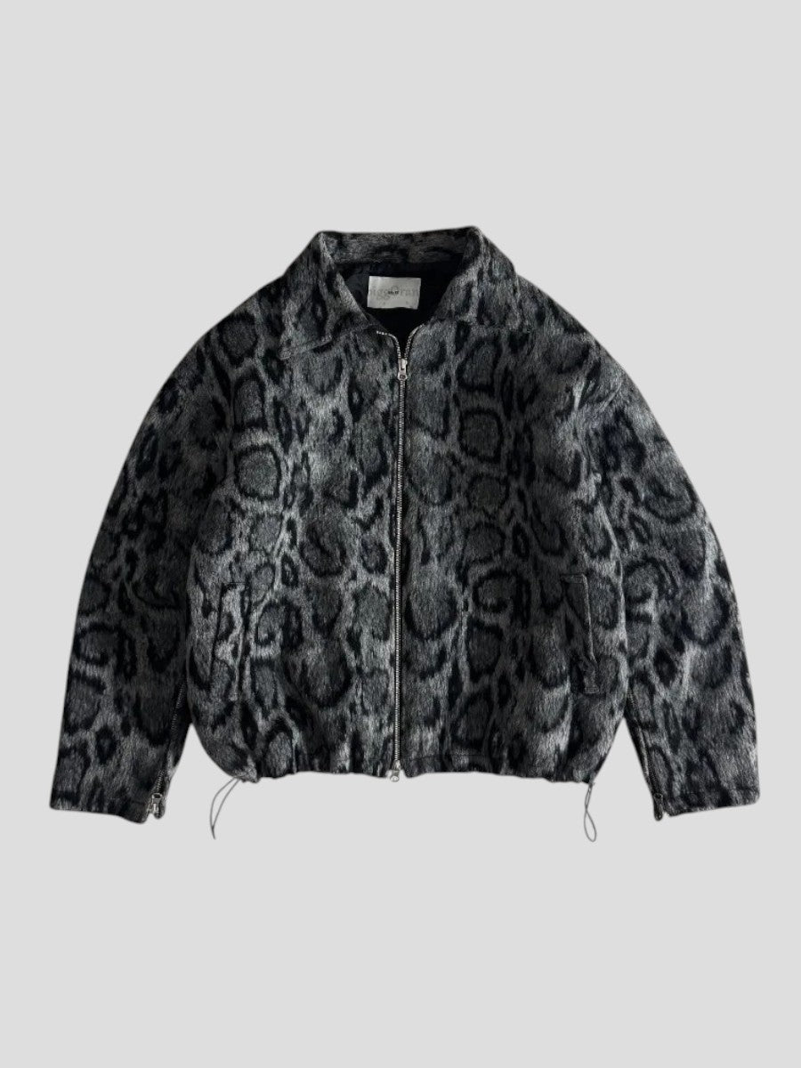 High Street Retro Harajuku Leopard Print Jacket