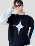 Zipper Hole Design Knitwear