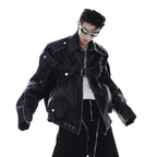 American Heavyweight Deconstructed Leather Jacket